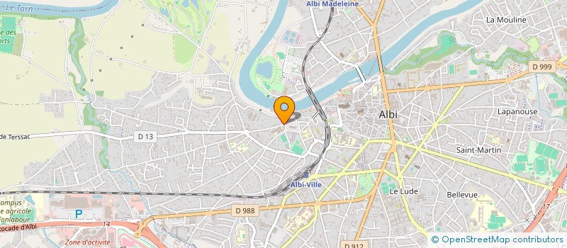 localisation de l'entreprise 899 495 584  à ALBI