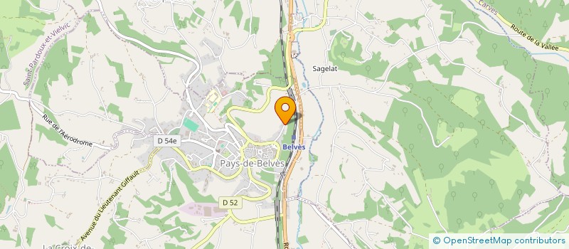 localisation de l'entreprise 899 501 605   PAYS DE BELVES