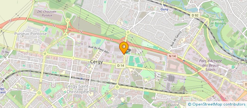 localisation de l'entreprise 899 512 479   CERGY