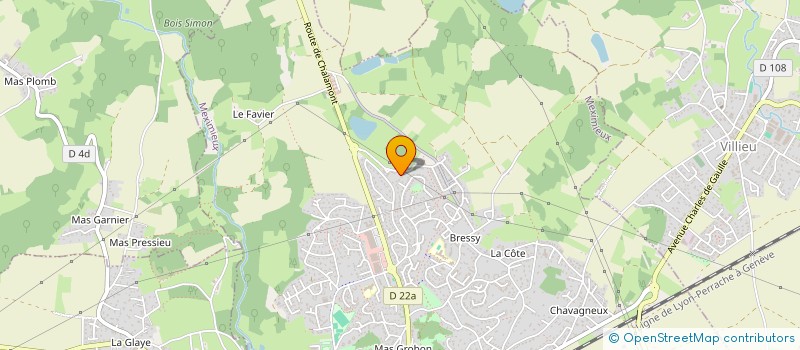 localisation de l'entreprise 899 535 512 à MEXIMIEUX