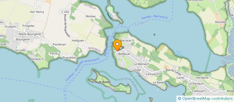 localisation de l'entreprise 899 541 452 à SARZEAU