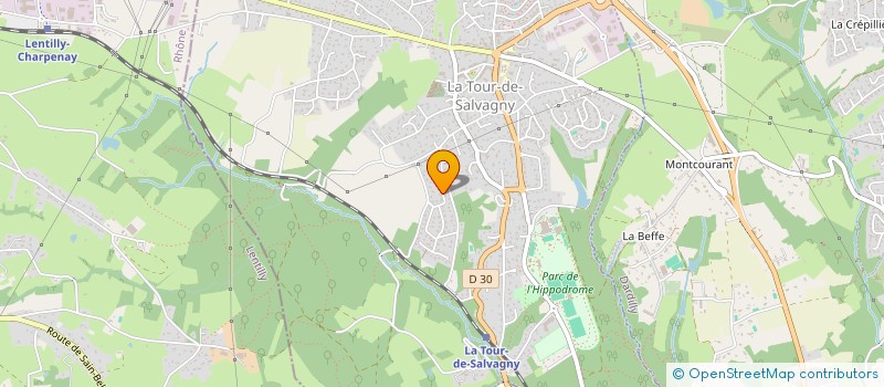 localisation de l'entreprise 899 561 013   LA TOUR-DE-SALVAGNY