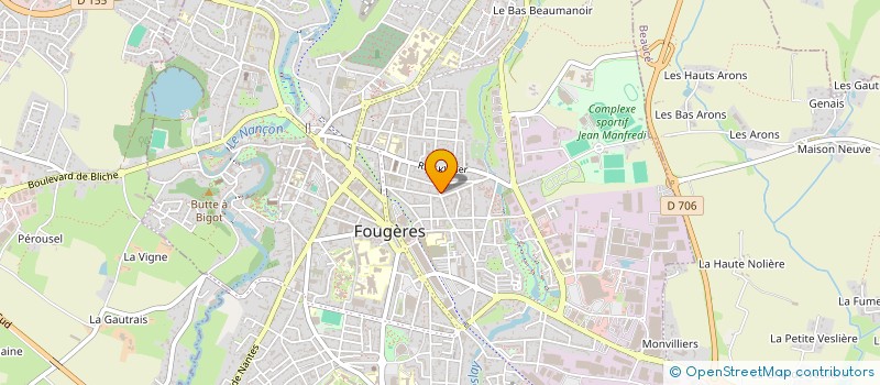 localisation de l'entreprise 899 573 463   FOUGERES