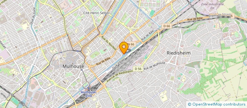 localisation de l'entreprise 899 581 607   MULHOUSE