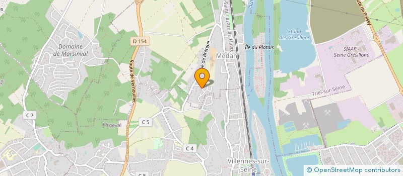 localisation de l'entreprise 899 586 051   VERNEUIL-SUR-SEINE