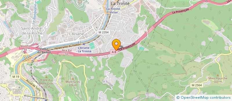 localisation de l'entreprise 899 586 556 à LA TRINITE