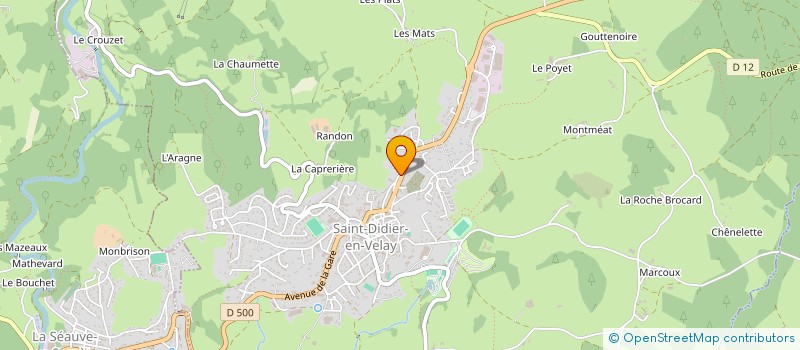 localisation de l'entreprise 899 587 562   LA SEAUVE-SUR-SEMENE