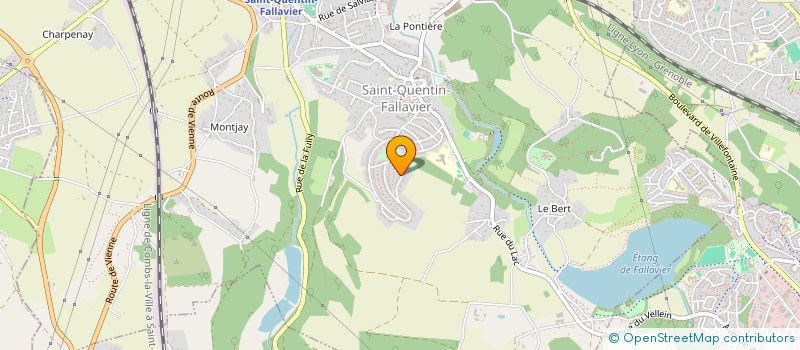 localisation de l'entreprise 899 595 284   SAINT-QUENTIN-FALLAVIER