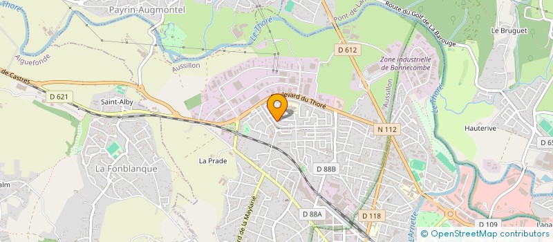 localisation de l'entreprise 899 599 906 à AIGUEFONDE