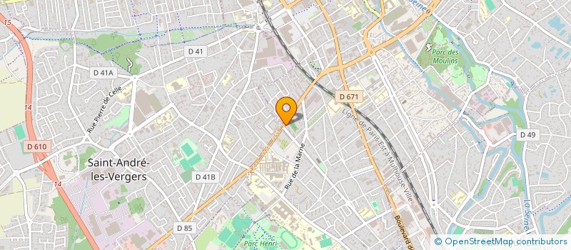 localisation de l'entreprise 899 600 498 à TROYES