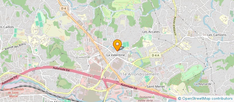 localisation de l'entreprise 899 607 253   LA PENNE-SUR-HUVEAUNE