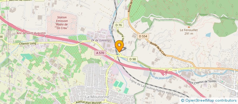 localisation de l'entreprise 899 607 311   LA CRAU