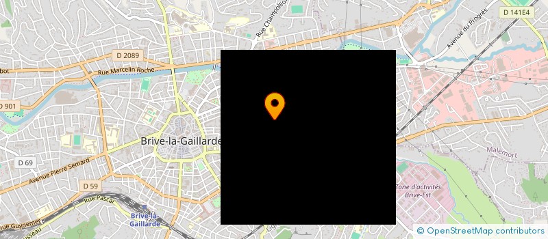 localisation de l'entreprise 899 607 980   BRIVE-LA-GAILLARDE