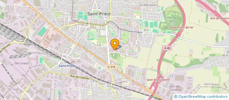 localisation de l'entreprise 899 629 844   SAINT-PRIEST