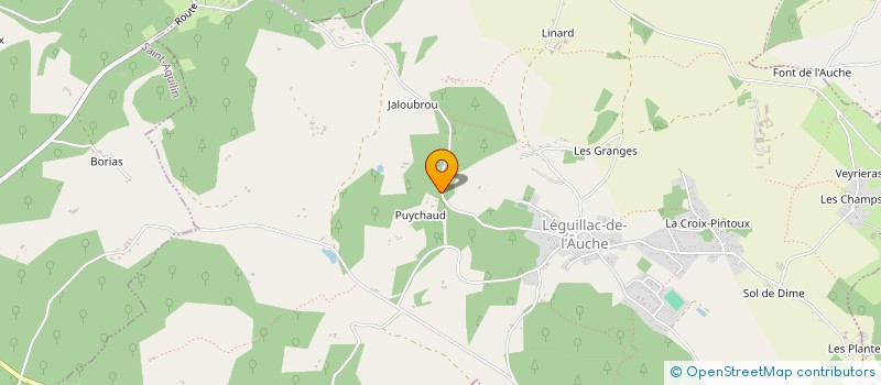 localisation de l'entreprise 899 651 202   LEGUILLAC-DE-L'AUCHE