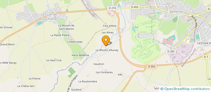 localisation de l'entreprise 899 669 410 à ST MARTIN DU VIEUX BELLEME