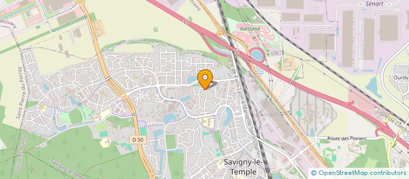 localisation de l'entreprise 899 674 444   SAVIGNY-LE-TEMPLE