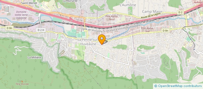 localisation de l'entreprise 899 704 738   LA PENNE-SUR-HUVEAUNE