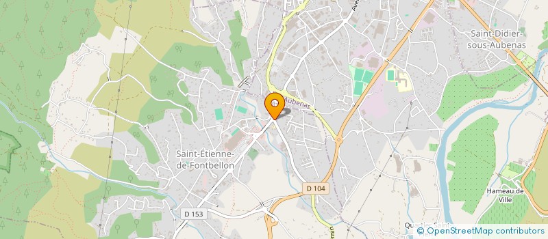 localisation de l'entreprise 899 715 403 à AUBENAS