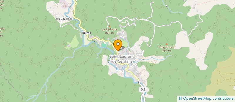 localisation de l'entreprise 899 718 704   SAINT-LAURENT-DE-CERDANS