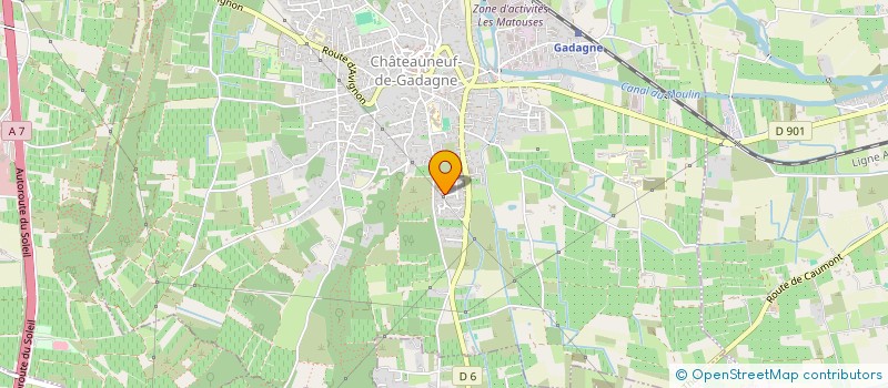 localisation de l'entreprise 899 736 334 à CHATEAUNEUF-DE-GADAGNE