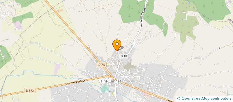 localisation de l'entreprise 899 747 661   SAINT-CANNAT