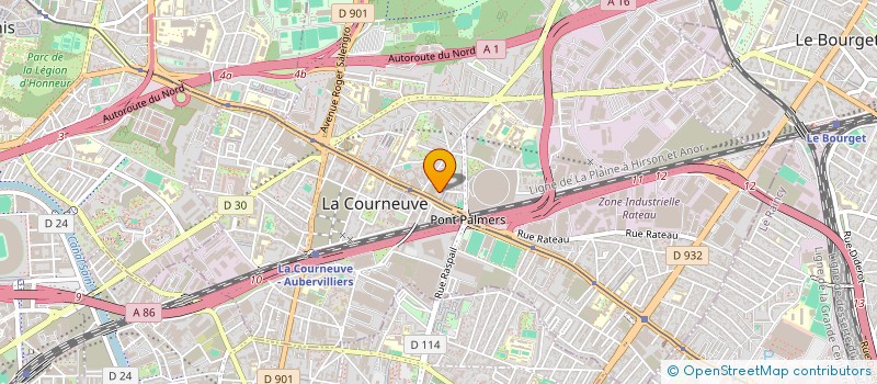 localisation de l'entreprise 899 752 356   LA COURNEUVE