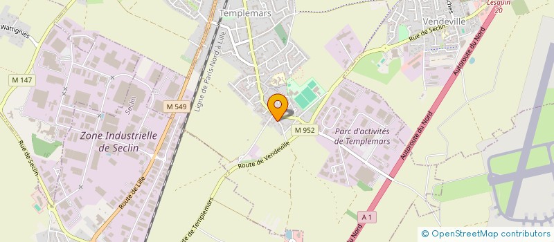 localisation de l'entreprise 899 772 438   TEMPLEMARS