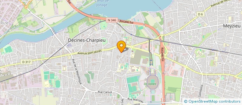 localisation de l'entreprise 899 778 435   DECINES-CHARPIEU