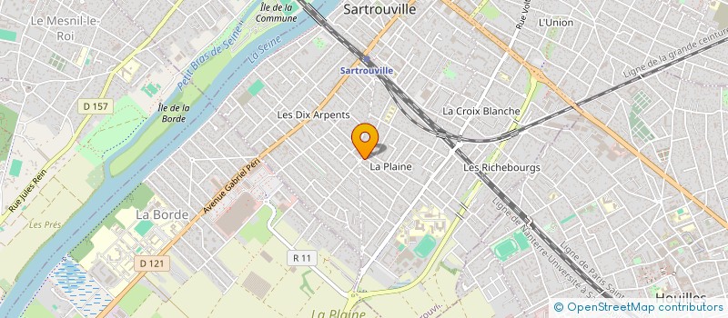 localisation de l'entreprise 899 781 835   SARTROUVILLE