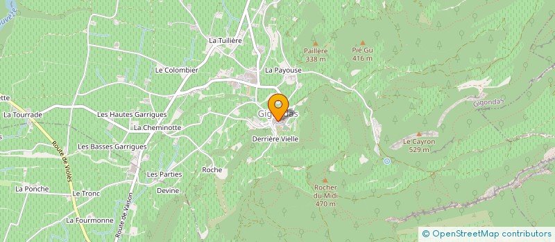 localisation de l'entreprise 899 790 356   GIGONDAS