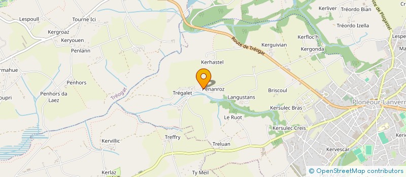 localisation de l'entreprise 899 793 558   PLOZEVET