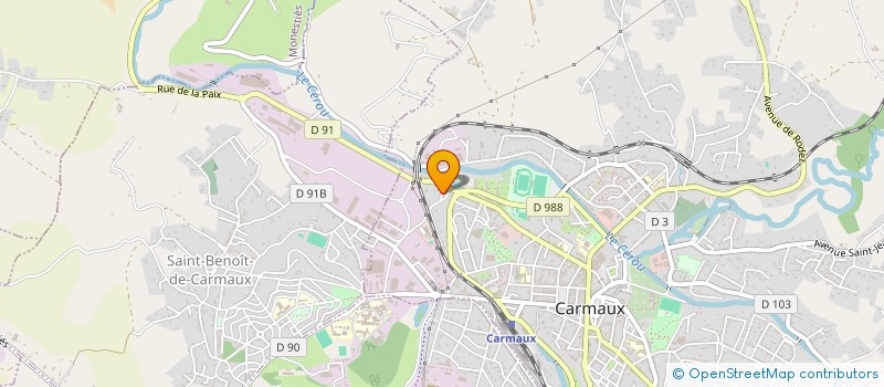 localisation de l'entreprise 899 807 457   NAUCELLE