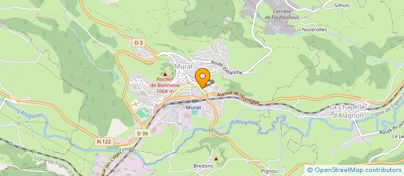 localisation de l'entreprise 899 813 372 à MURAT