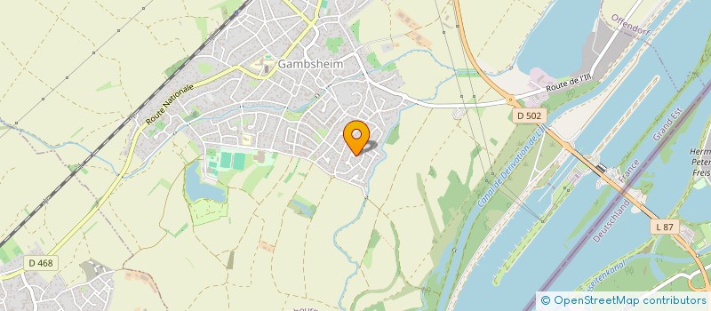 localisation de l'entreprise 899 819 791   GAMBSHEIM