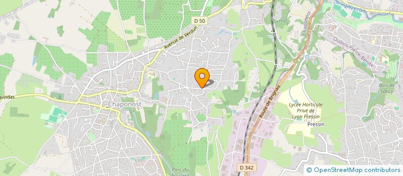 localisation de l'entreprise 899 837 298   CHAPONOST