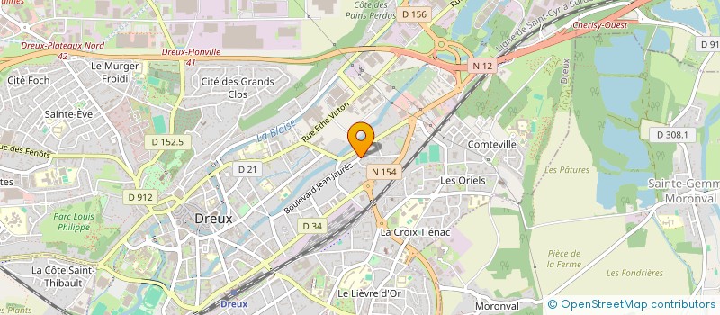 localisation de l'entreprise 899 845 655 à DREUX