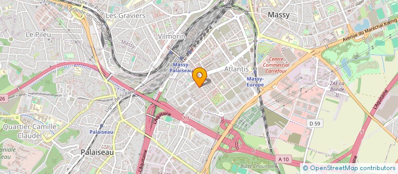 localisation de l'entreprise 899 850 432 à MASSY