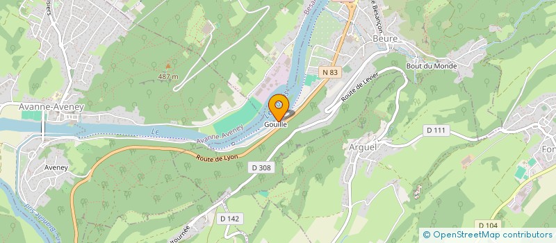localisation de l'entreprise 899 866 305   BYANS-SUR-DOUBS