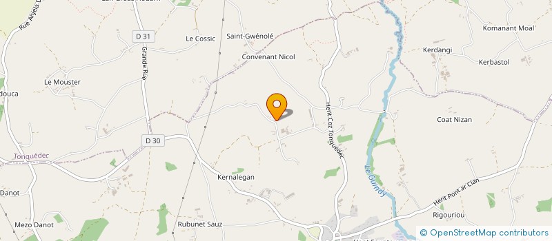 localisation de l'entreprise 899 866 479   PLUZUNET