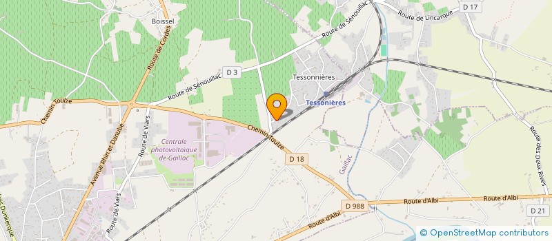 localisation de l'entreprise 899 867 410   GAILLAC