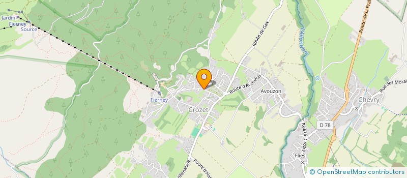 localisation de l'entreprise 899 876 072 à CROZET