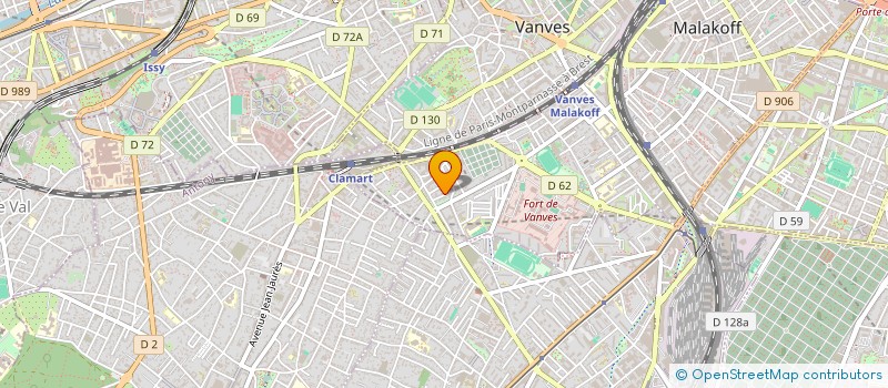 localisation de l'entreprise 899 883 110   MALAKOFF