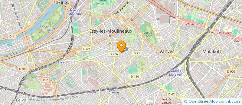 localisation de l'entreprise 899 884 431 à ISSY-LES-MOULINEAUX