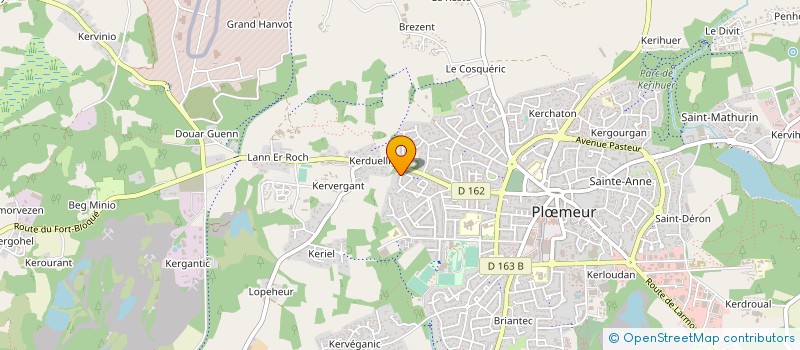 localisation de l'entreprise 899 885 545   PLOEMEUR