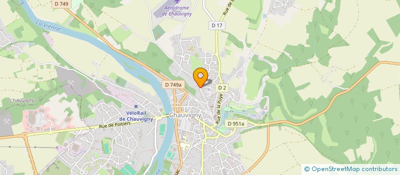 localisation de l'entreprise 899 892 590   CHAUVIGNY