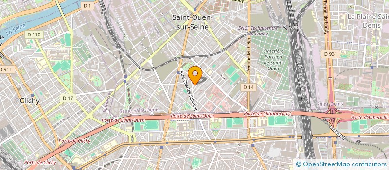 localisation de l'entreprise 899 893 697 à SAINT-OUEN-SUR-SEINE