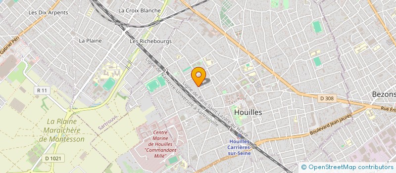 localisation de l'entreprise 899 915 011   HOUILLES