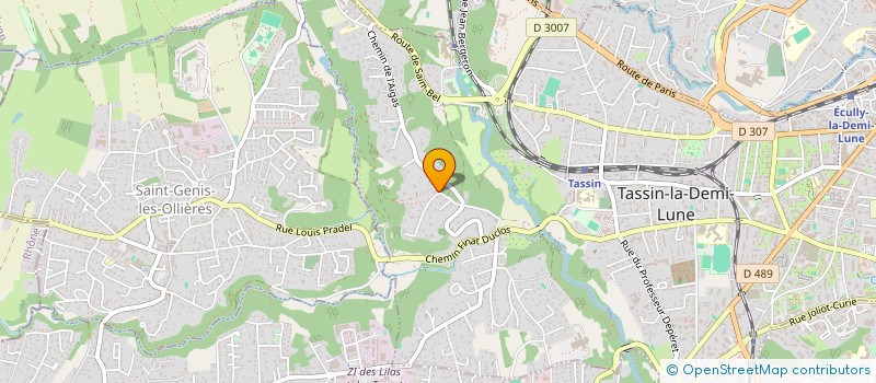 localisation de l'entreprise 899 925 291   LYON