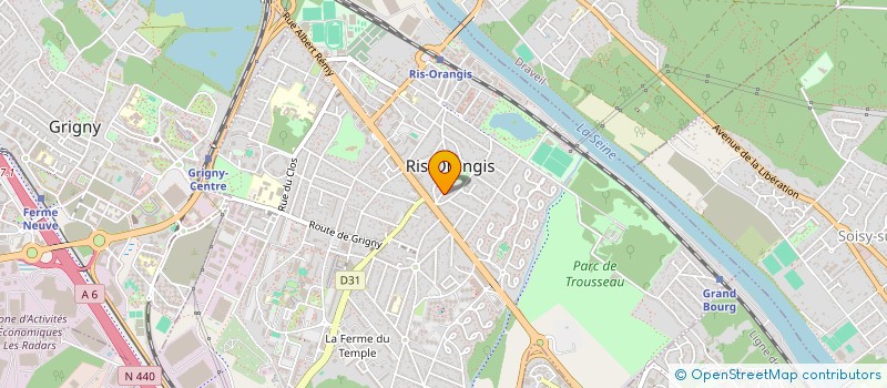 localisation de l'entreprise 899 943 617   RIS-ORANGIS